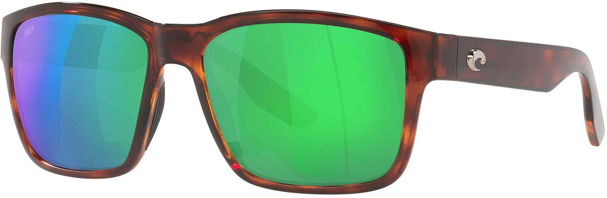 Photos - Sunglasses Costa Del Mar Paunch , Men's, Tortoise/Green Mirror | Father's D 