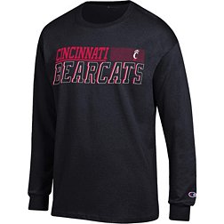 Champion Men's Cincinnati Bearcats Black Jersey Longsleeve T-Shirt