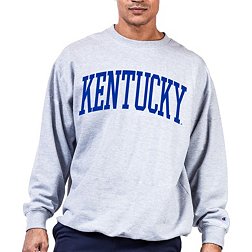 Champion Men's Big & Tall Kentucky Wildcats Grey Reverse Weave Crew Sweatshirt