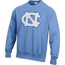 Champion Men's North Carolina Tar Heels Carolina Blue Reverse Weave Crew Sweatshirt