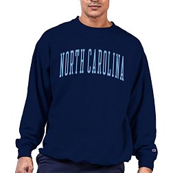 Champion Men's Big & Tall North Carolina Tar Heels Navy Reverse Weave Crew Sweatshirt