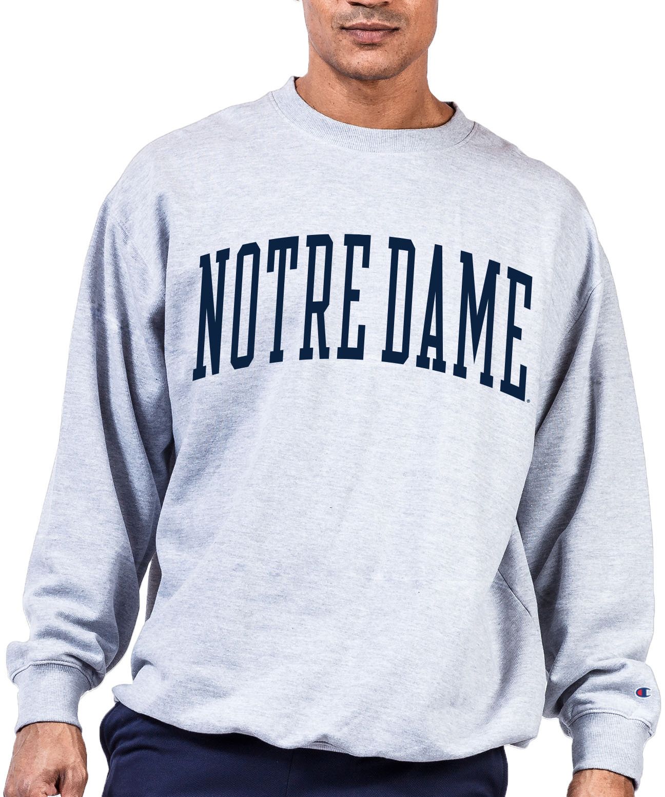 Notre Dame Fighting Irish Champion Crew Neck Sweatshirt-Oatmeal – Shop  College Wear