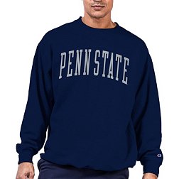 Champion Men's Big & Tall Penn State Nittany Lions Blue Reverse Weave Crew Sweatshirt