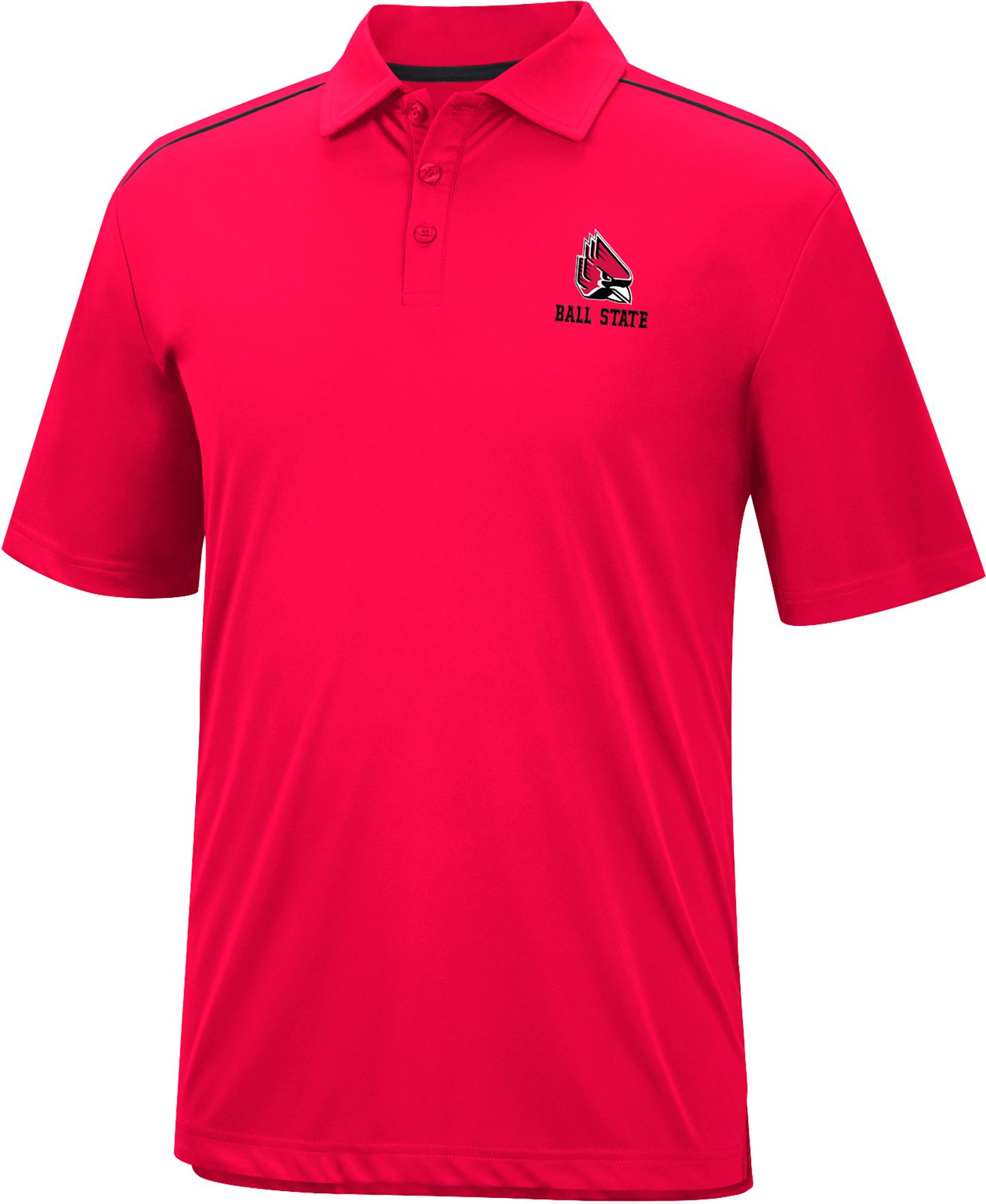 Colosseum Men's Ball State Cardinals Cardinal Polo