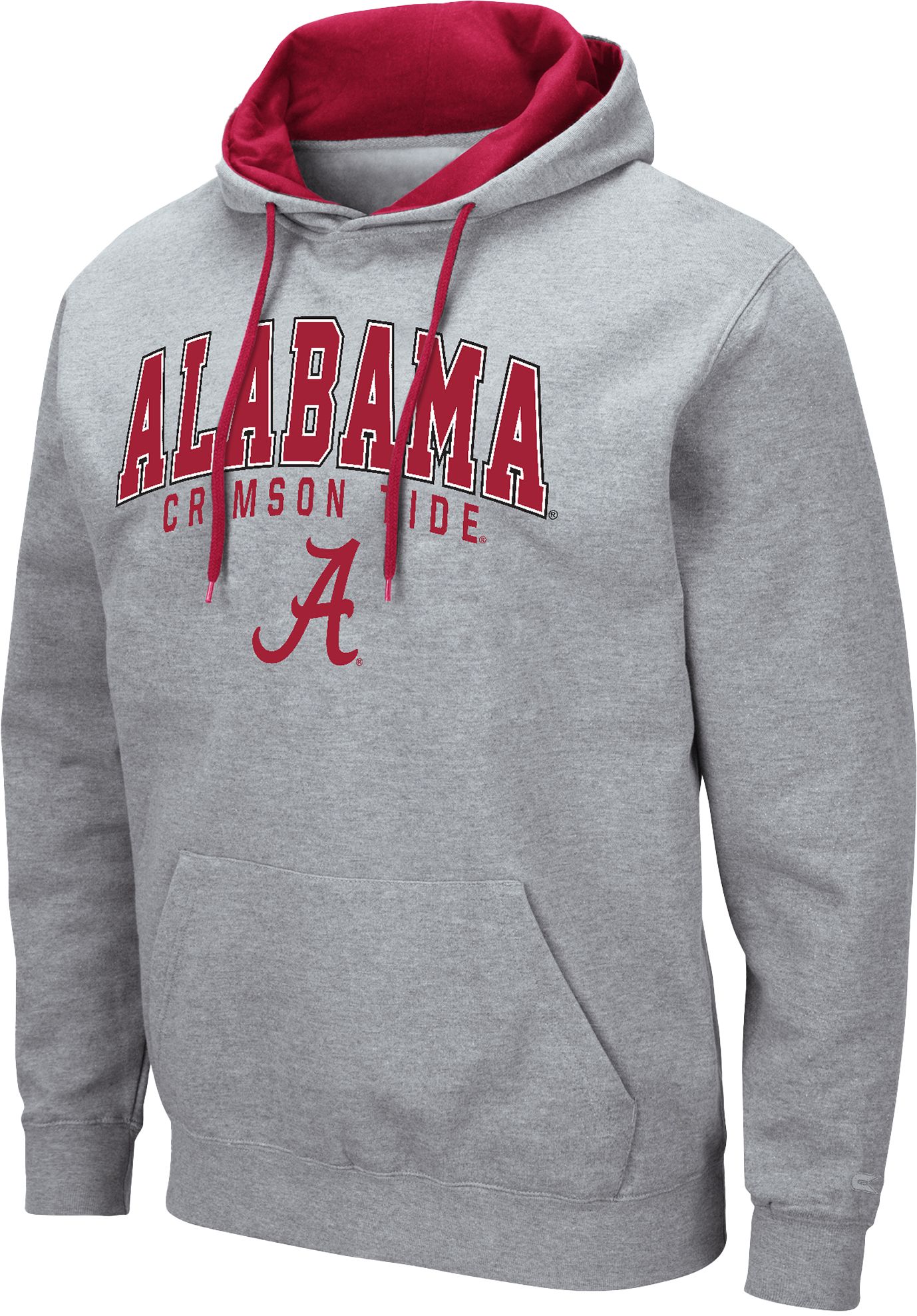 Colosseum Men's Alabama Crimson Tide Grey Hoodie