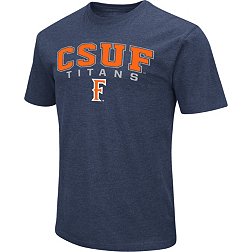 Colosseum Men's Cal State Fullerton Titans Navy Promo T-Shirt