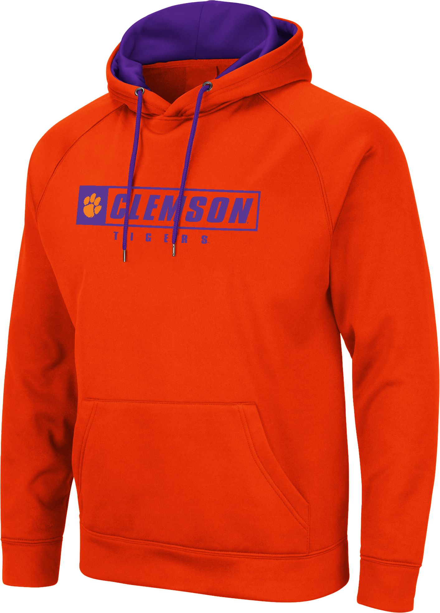 Colosseum Men's Clemson Tigers Orange Hoodie