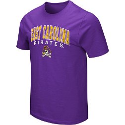 Colosseum Men's East Carolina Pirates Purple T-Shirt