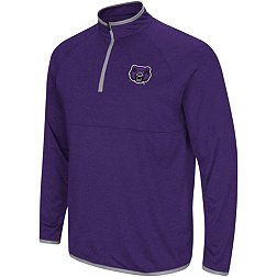 Colosseum Men's Central Arkansas Bears  Purple Rival 1/4 Zip Jacket