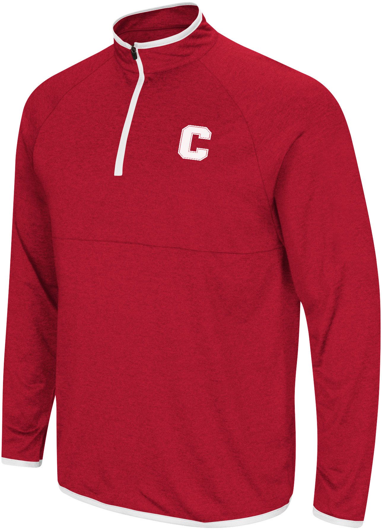 Colosseum Men's Cornell Big Red Red Rival 1/4 Zip Jacket