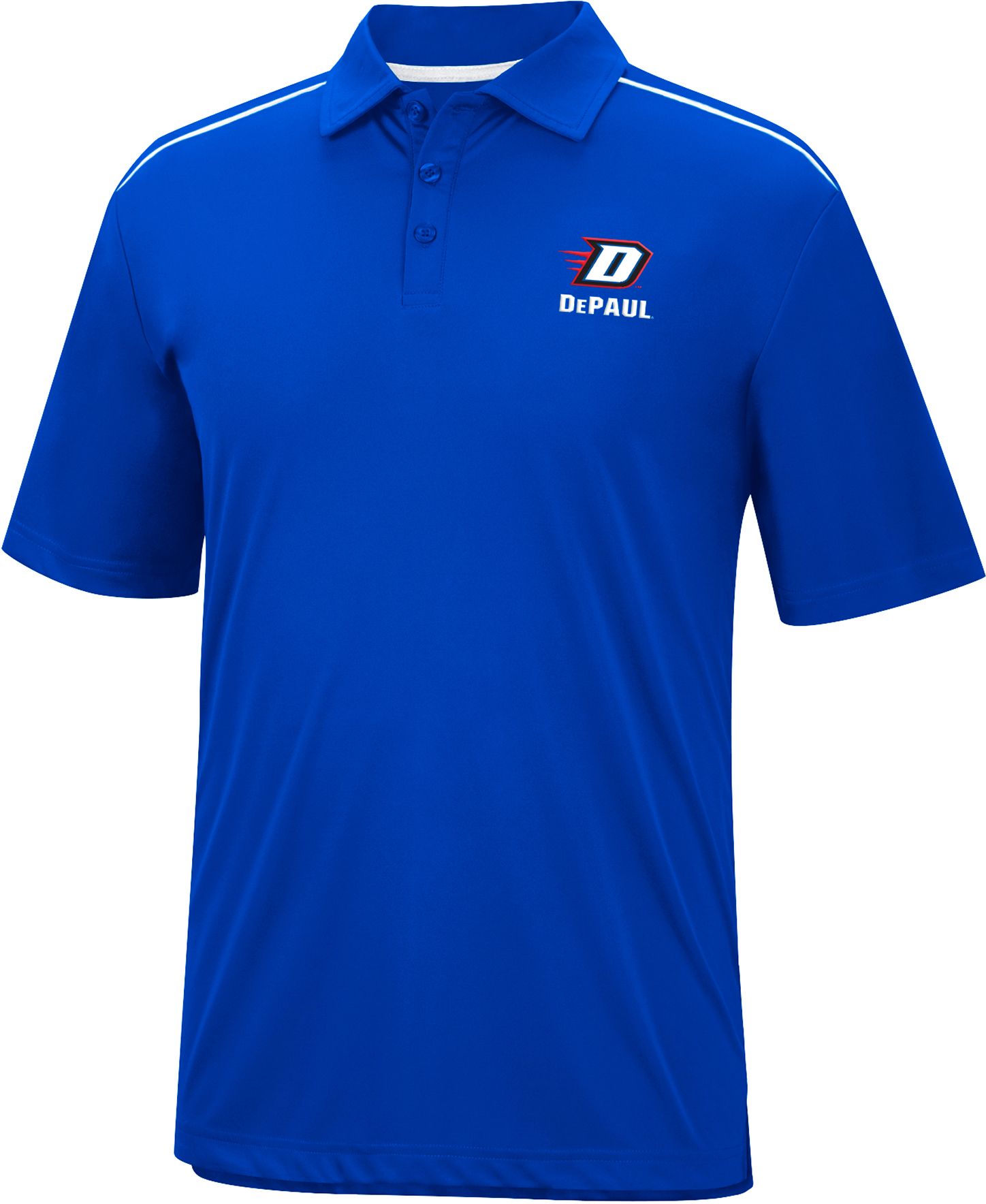 Colosseum Men's DePaul Blue Demons Royal Blue Polo