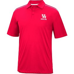 Colosseum Men's Houston Cougars Red Polo