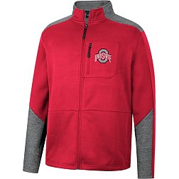 Colosseum Men's Ohio State Buckeyes Red Playin Full Zip Jacket