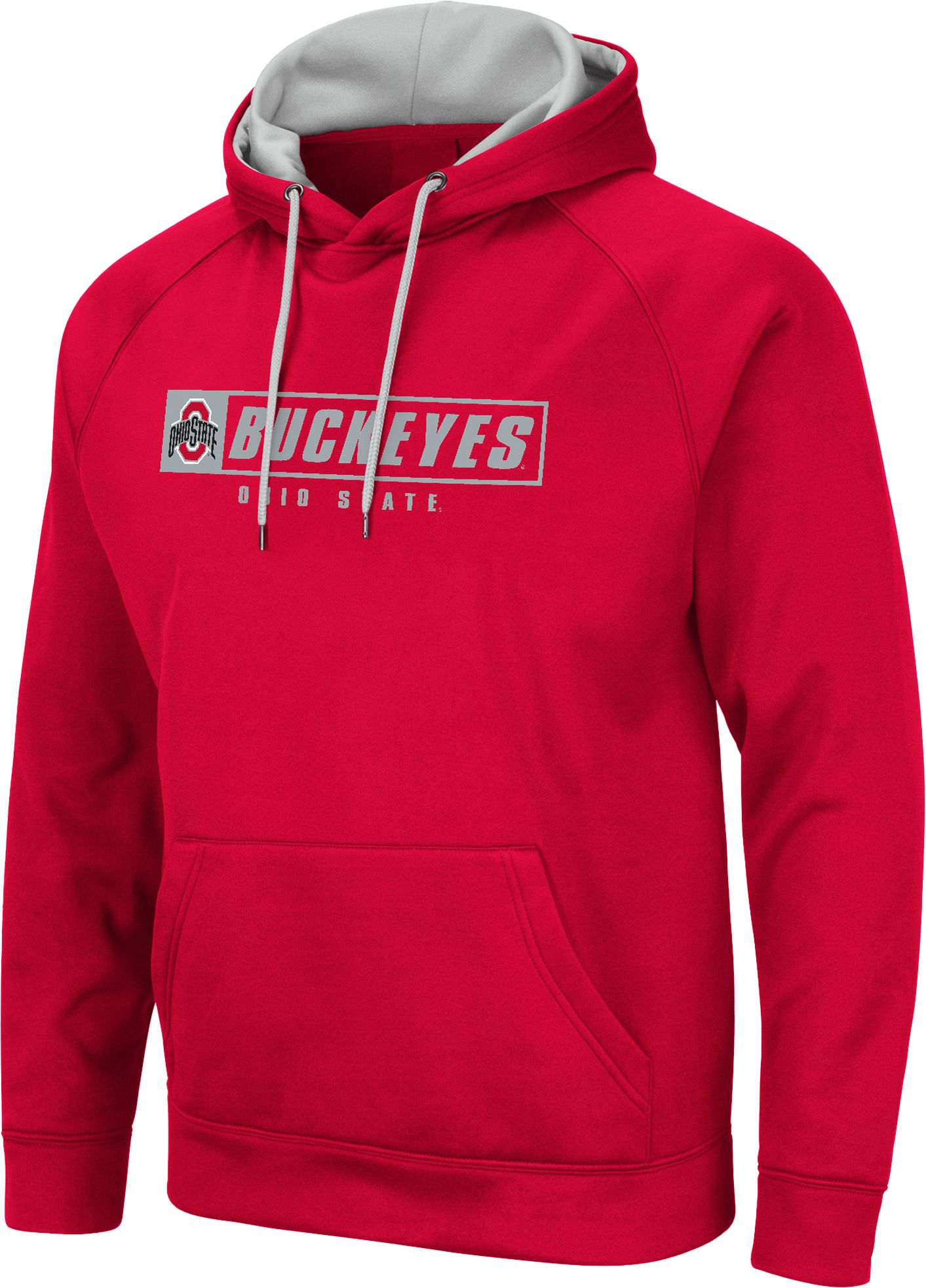 Colosseum Men's Ohio State Buckeyes Red Hoodie