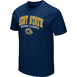 Colosseum Men's Kent State Golden Flashes Navy Blue T-Shirt