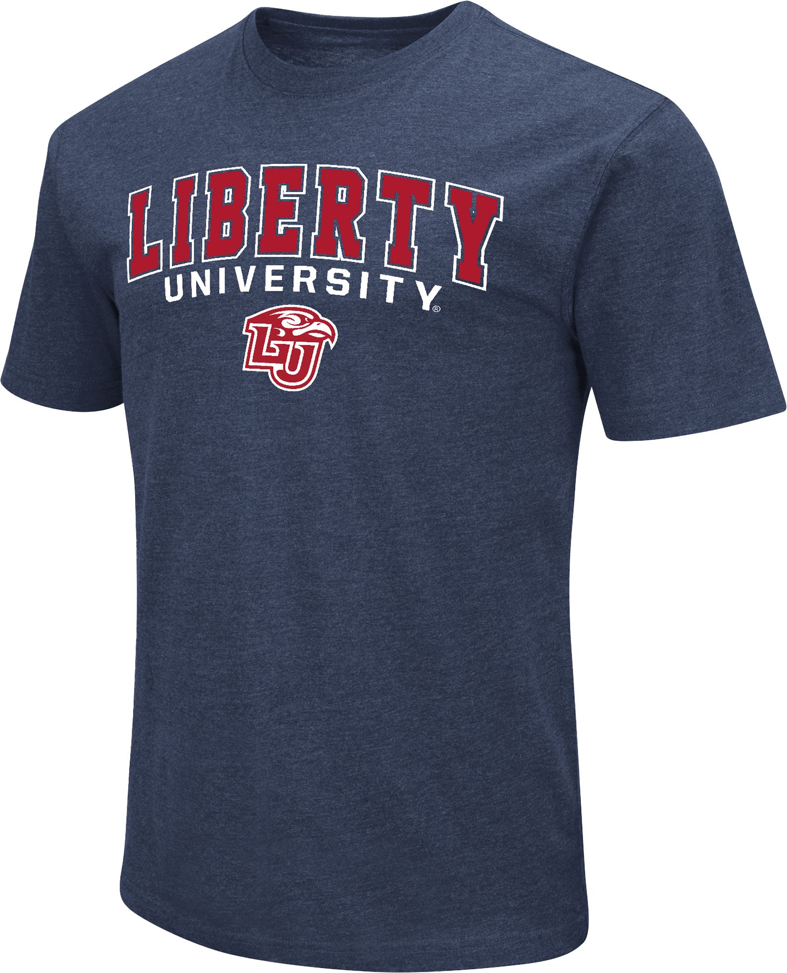 Colosseum Men's Liberty Flames Navy Promo T-Shirt