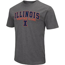 Colosseum Men's Illinois Fighting Illini Gray Promo T-Shirt