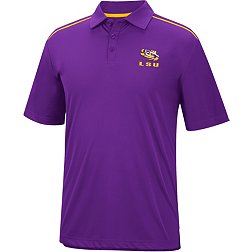 Colosseum Men's LSU Tigers Purple Polo