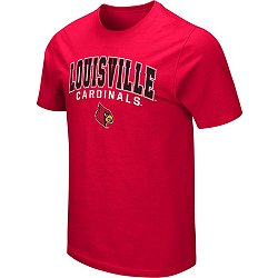 Champion Louisville Cardinals Mens Red Arch Long Sleeve Crew Sweatshirt