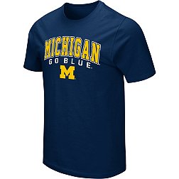Colosseum Men's Michigan Wolverines Blue T-Shirt