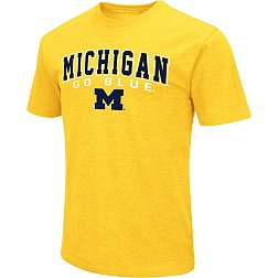 Colosseum Men's Michigan Wolverines Maize Promo T-Shirt