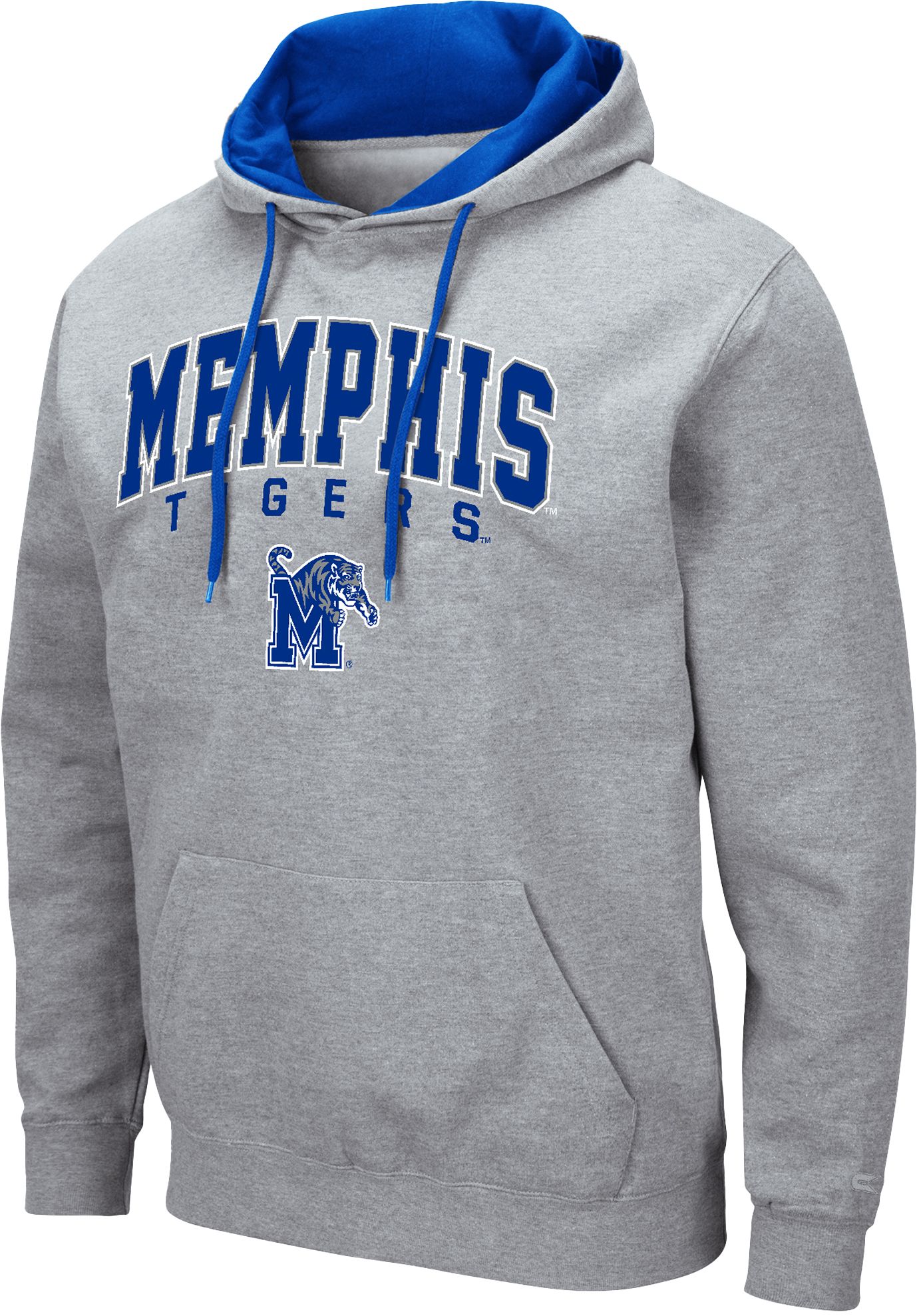 Colosseum Men's Memphis Tigers Grey Hoodie