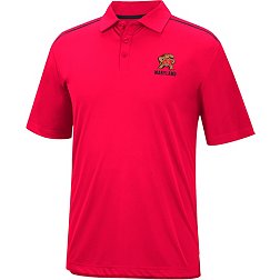 Colosseum Men's Maryland Terrapins Red Polo