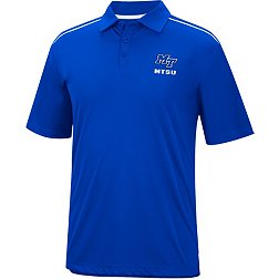 Colosseum Men's Middle Tennessee State Blue Raiders Blue Polo