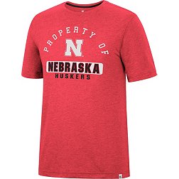 Colosseum Men's Nebraska Cornhuskers Cardinal Tri-Blend T-Shirt
