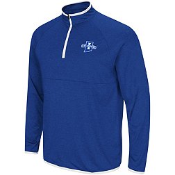 Colosseum Men's Indiana State Sycamores Royal Rival 1/4 Zip Jacket