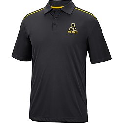 Colosseum Men's Appalachian State Mountaineers Black Polo