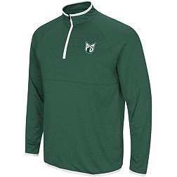Colosseum Men's Portland State Vikings Green Rival 1/4 Zip Jacket