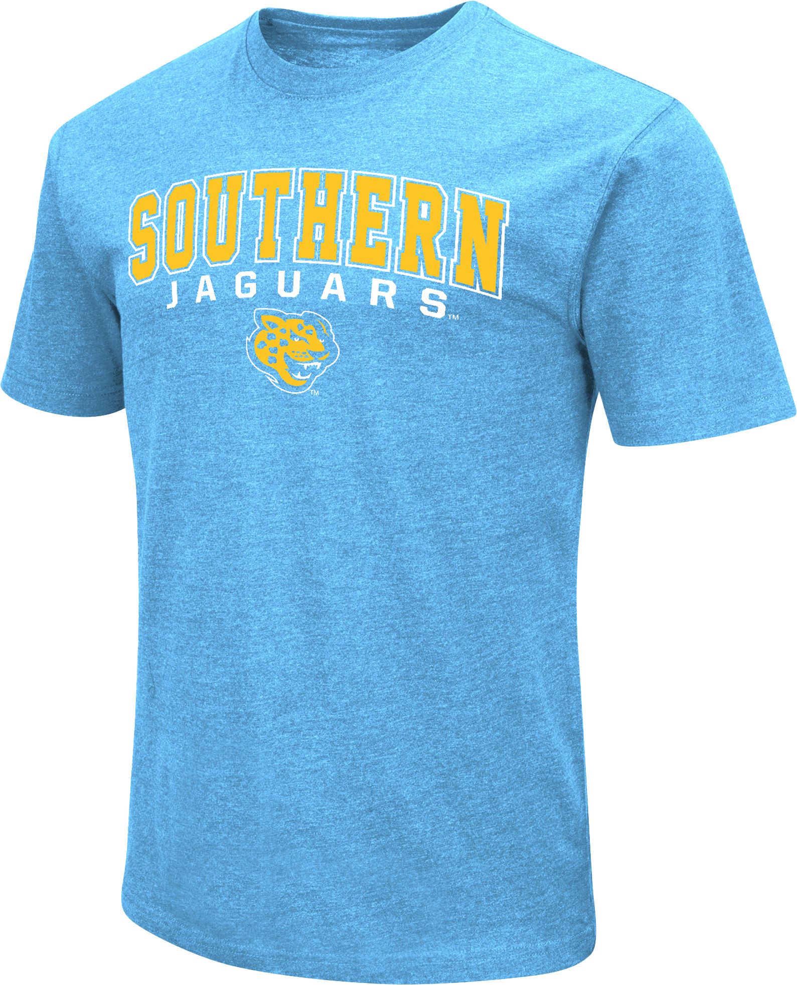 Colosseum Men's Southern University Jaguars Columbia Blue Promo T-Shirt