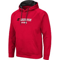 Colosseum Men's Austin Peay Governors Red Hoodie