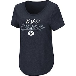 Colosseum Women's BYU Cougars Blue Promo T-Shirt