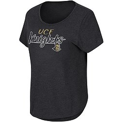 Colosseum Women's UCF Knights Black Curved Hem T-Shirt