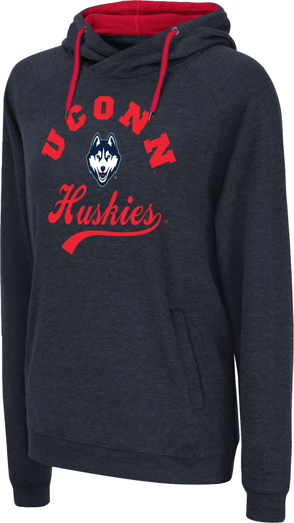 Colosseum Women's UConn Huskies Navy Hoodie