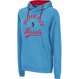 Colosseum Women's Delaware State Hornets Columbia Blue Hoodie
