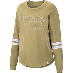 Colosseum Women's Georgia Tech Yellow Jackets Gold Earth Longsleeve T-Shirt