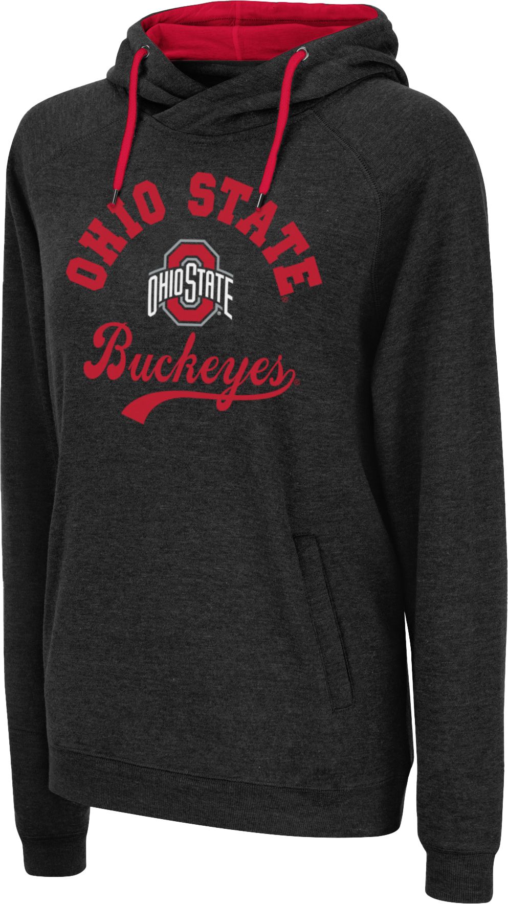 Colosseum Women's Ohio State Buckeyes Black Hoodie