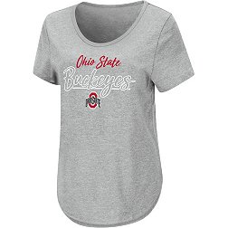 Colosseum Women's Ohio State Buckeyes Gray Promo T-Shirt