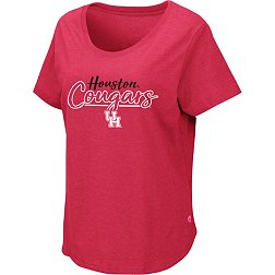 Colosseum Women's Houston Cougars Red T-Shirt