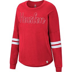 Colosseum Women's Houston Cougars Red Earth Longsleeve T-Shirt
