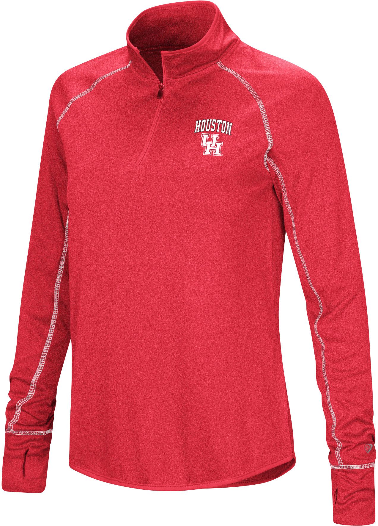 Colosseum Women's Houston Cougars Red Stingray 1/4 Zip Jacket