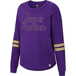 Colosseum Women's James Madison Dukes Purple Earth Longsleeve T-Shirt