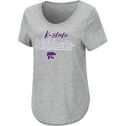 Colosseum Women's Kansas State Wildcats Gray Promo T-Shirt