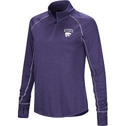 Colosseum Women's Kansas State Wildcats Purple Stingray 1/4 Zip Jacket