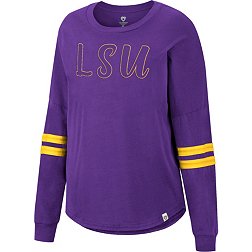 Colosseum Women's LSU Tigers Purple Earth Longsleeve T-Shirt