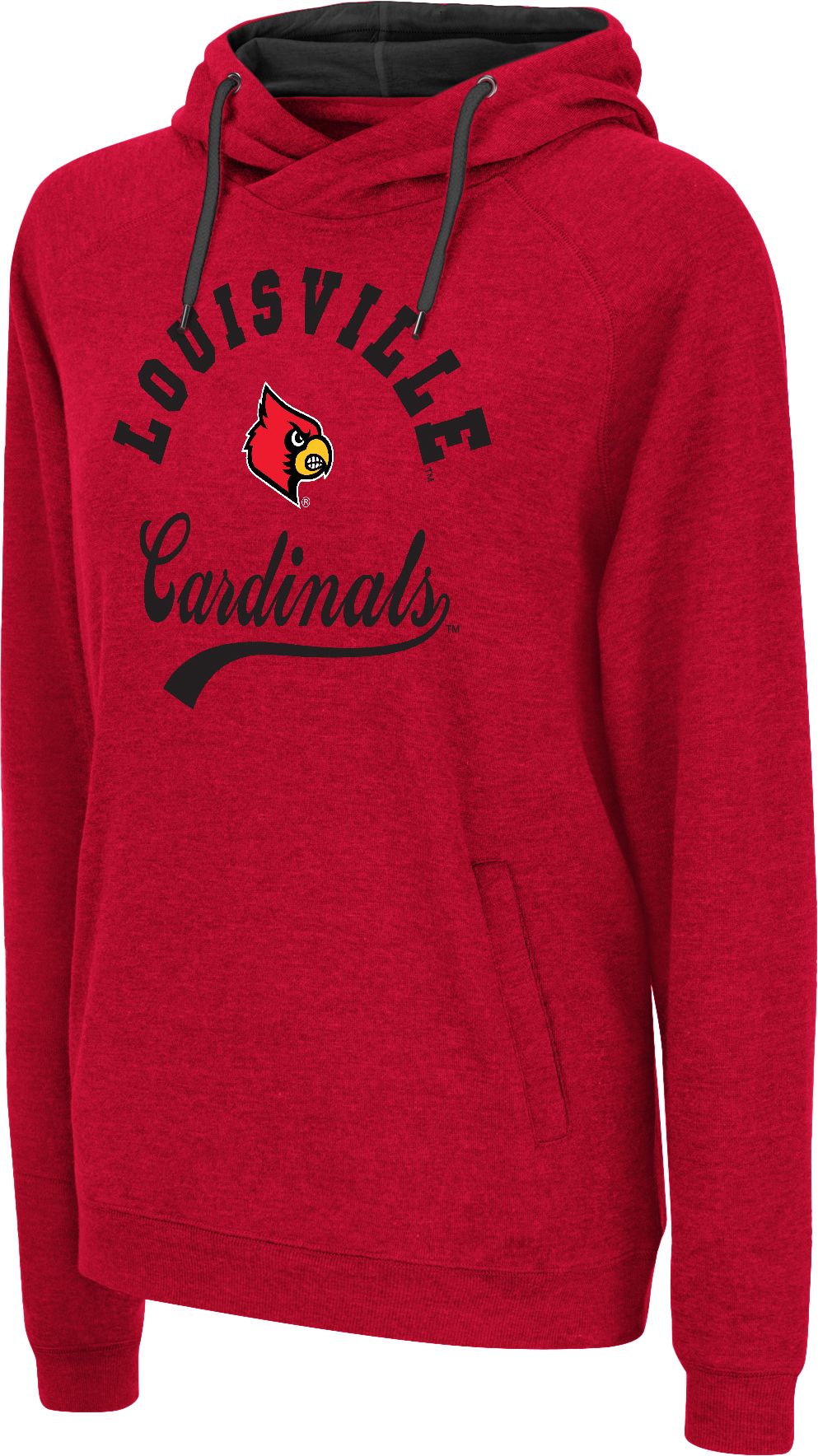Colosseum Women's Louisville Cardinals Red Hoodie