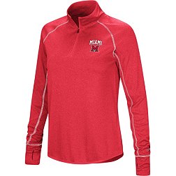 Miami RedHawks adidas Ultimate Tee Long Sleeve Shirt Women's Red New